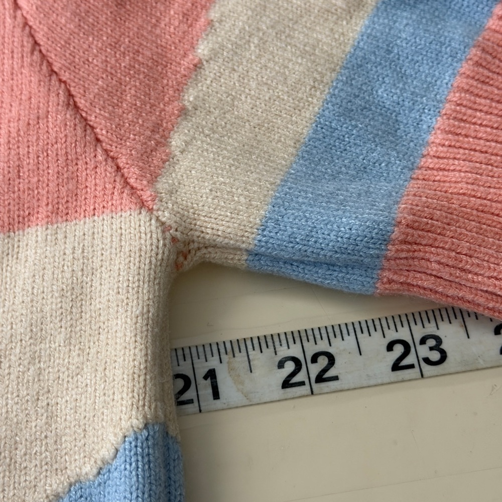 Women's Colorful Button Down Sweater - Picture 8 of 12